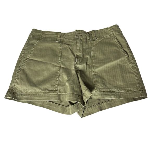 Gap Women's Olive Green 3 Inch City Shorts Size 8 Safari Classic Mini Micro - Picture 1 of 11